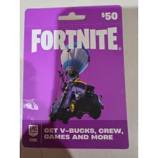 Fortnite card 