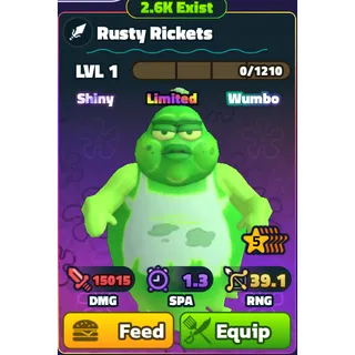 Rusty Rickets (SW)(5Star) - Spongebob Tower Defense