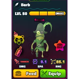 Barb (NC)(PP)(LV50) - Spongebob Tower Defense