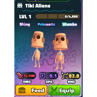 Tiki Aliens (SW)(Clean) - Spongebob Tower Defense[Roblox]