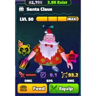Santa Claus (NC)(PP)(LV50) - Spongebob Tower Defense