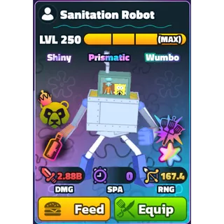 Sanitation Robot (SW)(SS)(NC)(HDS)(LV250)(Max) - Spongebob Tower Defense