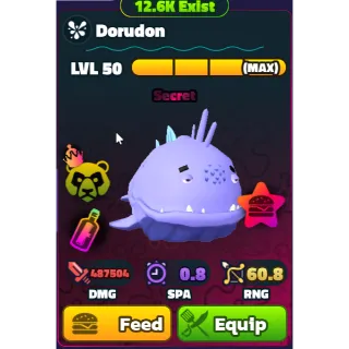 Dorudon (NC)(PP)(LV50) - Spongebob Tower Defense