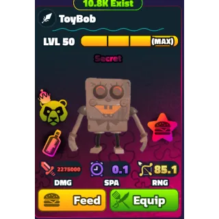 ToyBob (NC)(PP)(LV50) - Spongebob Tower Defense