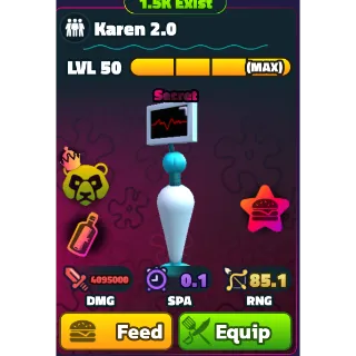 Karen 2.0 (NC)(PP)(LV50) - Spongebob Tower Defense