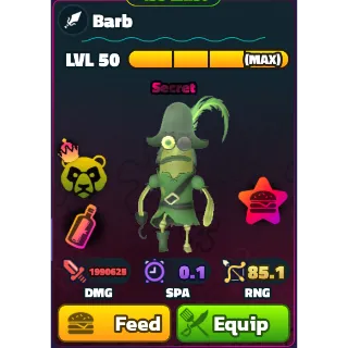 Barb (NC)(PP)(LV50) - Spongebob Tower Defense