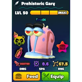 Prehistoric Gary (NC)(PP)(LV50) - Spongebob Tower Defense