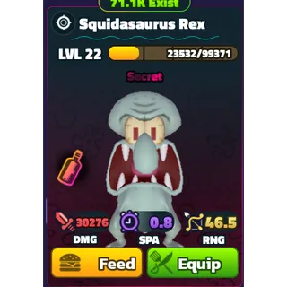 Squidasaurus Rex (SF) - Spongebob Tower Defense