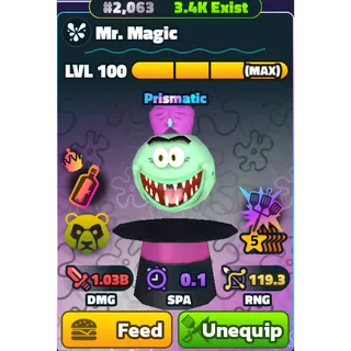 Mr. Magic (5Star)(NC)(HDS)(LV100) - Spongebob Tower Defense
