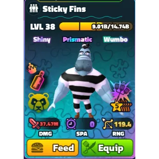 Sticky Fins (SW)(5Star)(NC)(HDS) - Spongebob Tower Defense