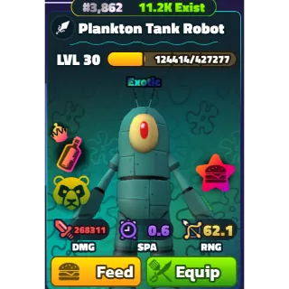 Plankton Tank Robot (NC)(PP) - Spongebob Tower Defense