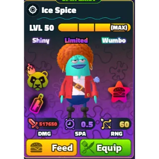 Ice Spice (SW)(NC)(PP)(LV50) - Spongebob Tower Defense