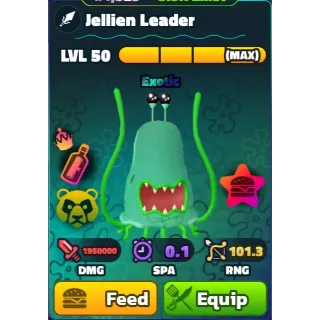 Jellien Leader (NC)(PP)(LV50) - Spongebob Tower Defense