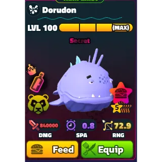 Dorudon (5star)(NC)(PP)(LV100) - Spongebob Tower Defense