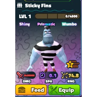 Sticky Fins (SW)(5Star) - Spongebob Tower Defense