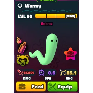 Wormy (NC)(PP)(LV50) - Spongebob Tower Defense