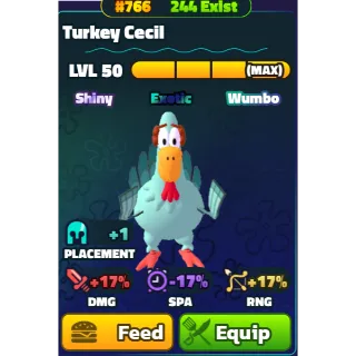Turkey Cecil (SW)(Gold Tag #766) - Spongebob Tower Defense