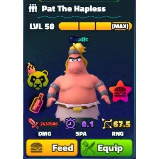 Pat The Hapless (NC)(PP)(LV50) - Spongebob Tower Defense