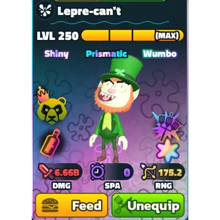 Lepre-can't (SW)(SS)(NC)(HDS)(LV250)(MAX) - Spongebob Tower Defense
