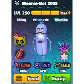 Weenie-Bot 2003 (SW)(SS)(NC)(HDS)(LV250)(MAX) - Spongebob Tower Defense