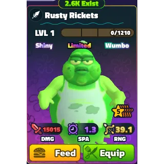 Rusty Rickets (SW)(5Star) - Spongebob Tower Defense