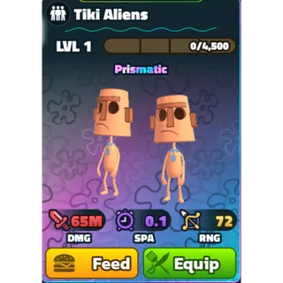 Tiki Aliens (Clean) - Spongebob Tower Defense[Roblox]