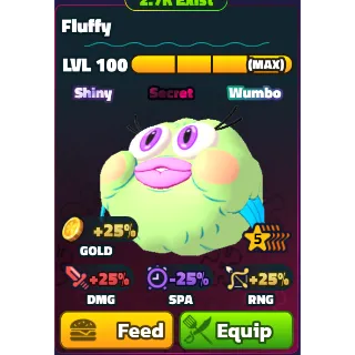 Fluffy (PET)(SW)(5Star)(LV100) - Spongebob Tower Defense