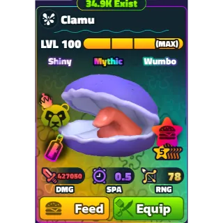 Clamu (SW)(5Star)(NC)(PP)(LV100) - Spongebob Tower Defense