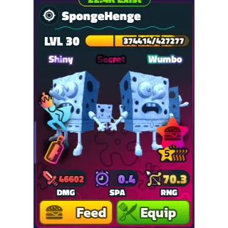 Spongehenge (5Star)(SW) (NC)(PP) - Spongebob Tower Defense