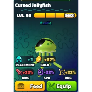 Cursed Jellyfish (PET) - Spongebob Tower Defense