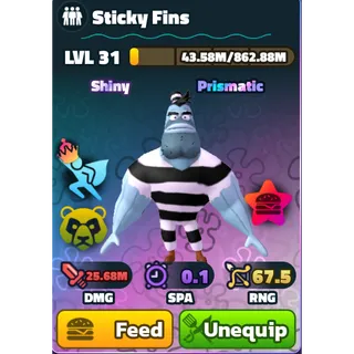 Sticky Fins (Shiny)(NC)(PP) - Spongebob Tower Defense