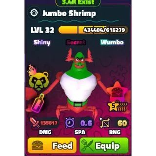 Jumbo Shrimp (SW)(5Star)(NC)(PP) - Spongebob Tower Defense