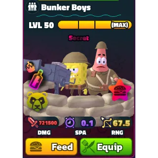 Bunker Boy (NC)(PP)(lv50) - Spongebob Tower Defense