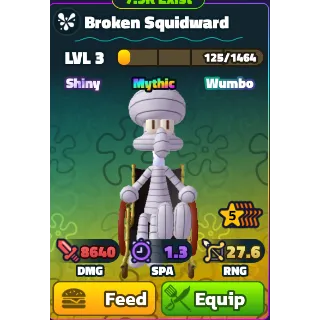 Broken Squidward (SW)(5Star) - Spongebob Tower Defense