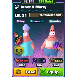 Janet & Marty (SW)(NC)(HDS) - Spongebob Tower Defense