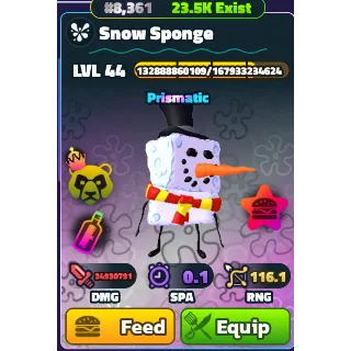 Snow Sponge (NC)(PP) - Spongebob Tower Defense