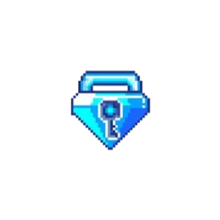 (1x) Blue Gem Lock