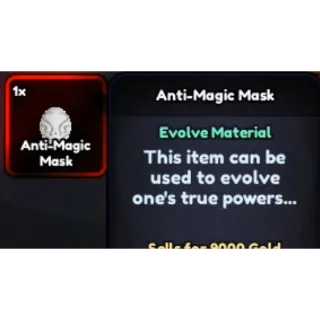 Anime last stand anti magic mask ready to delivery 