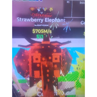 Strawberry elephant darkness