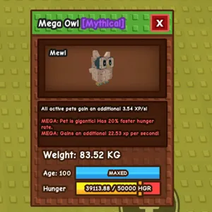 Mega Titanic White Owl