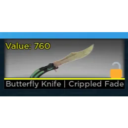 Butterfly Knife Crippled Fade