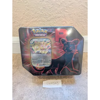 Pokemon Trading Card Game Team Rocket Collector Tin with 5 Booster Packs and Promo Card (Persian ex) - Sealed Brand New