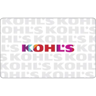 $100 Kohl's Kohls United States US Gift Card Digital Code Electronic Code Voucher | Automatic Instant Delivery