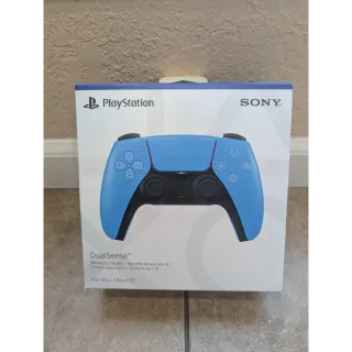 Sony PlayStation 5 PS5 DualSense Dual Sense Wireless Controller Haptic Feedback Mic Headset Starlight Blue