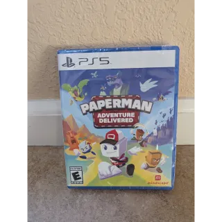 PS5 - Paperman -- Adventure Delivered - Physical Game Disc Blu-ray - Brand New - Mindscape - PlayStation 5