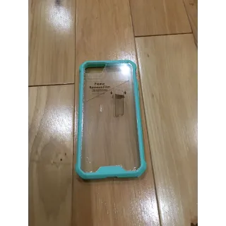 iPhone SE3 SE2 8 7 Case Hybrid Modern Slim Grip Clear Back Bumper Design 