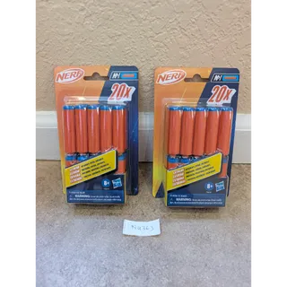 Nerf N Series N1 40 Darts Refill Orange/Blue OEM Genuine 20mm New
