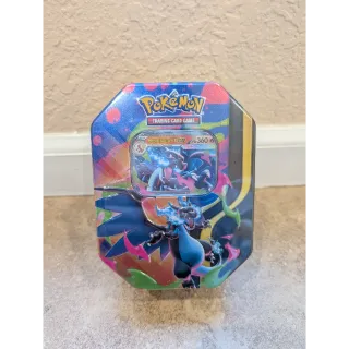 Pokemon Trading Card Game Pokémon TCG: Mega Charizard X Tin 4 Boosters + 1 Foil