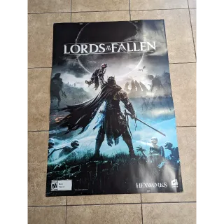 Lords of the Fallen Large Promotional Promo Poster 48 in x 33 in Double Sided