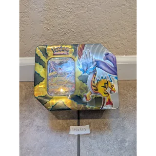 Pokemon Trading Card Game Paradox Destinies Tin Raging Bolt ex 5 Booster Packs